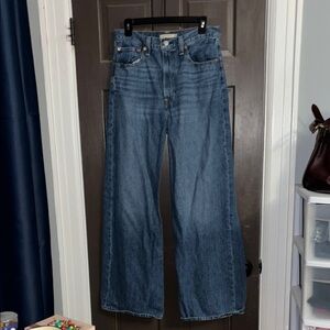 Levi's Blue Flare & Wide Leg Jeans